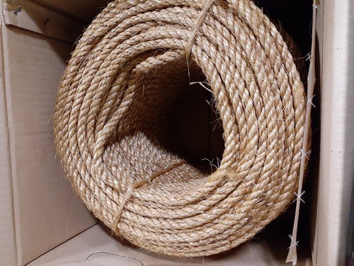 WELLINGTON 3 Strand 5/16" x 600FT Manilla Polypropylene Rope Tan/Natural - NE... - Picture 3 of 3