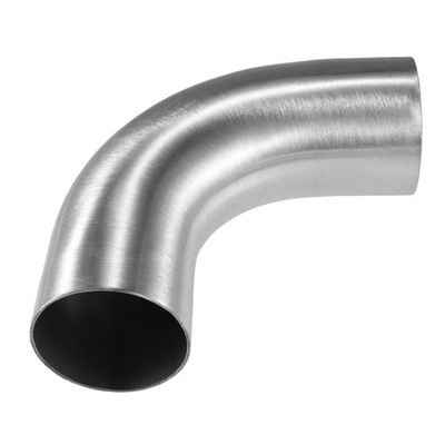 1pc OD 2.5'' 90 Degree Exhaust Elbow Pipe SS304 Stainless Steel