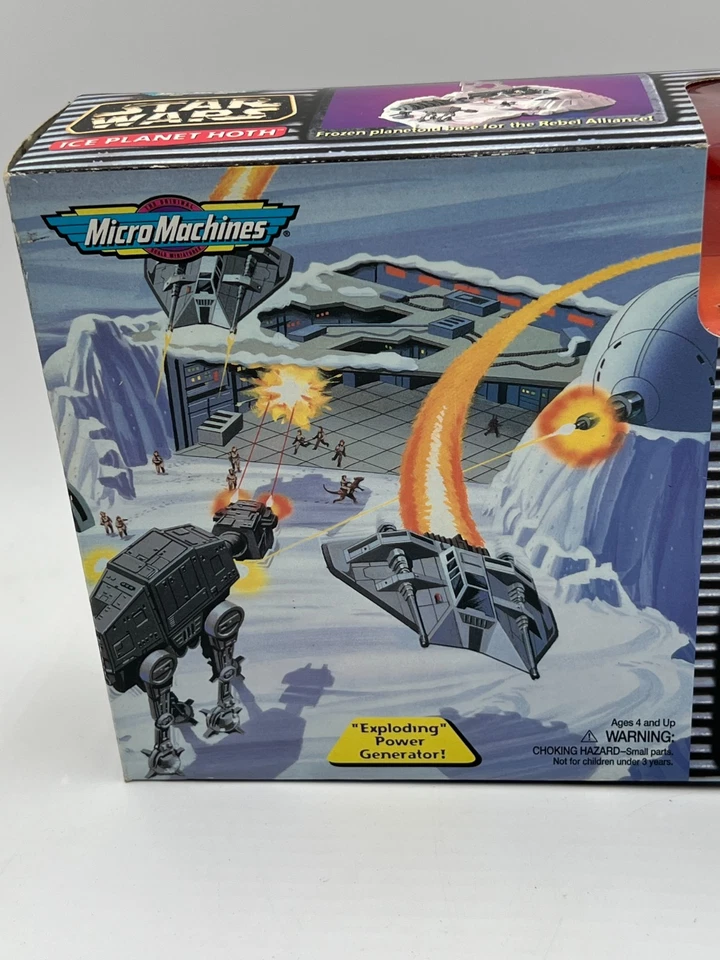 Galoob Micro Machines Star Wars Ice Planet Hoth 1996 juego #65872 nuevo Foto 4 de 4