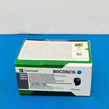 Lexmark 80C0SCG Cyan Toner Cartridge CX310 CX410 CX510 Factory Sealed