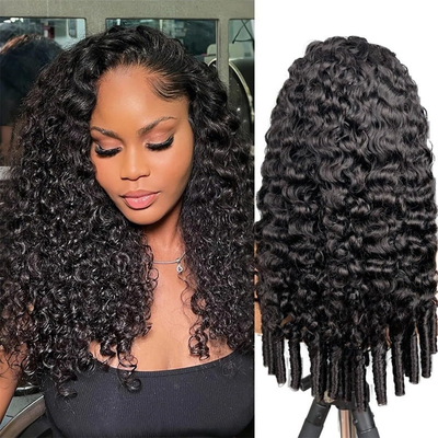 Half Wig Human Hair for Women 20 Inch Burmese Curly with  display picture 3