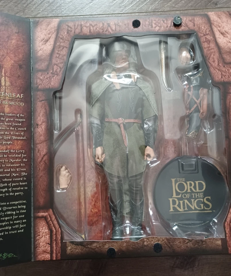 Figura de acción SIDESHOW LEGOLAS GREENLEAF escala 1:6 12" El Señor de los Anillos ¡NUEVA EN CAJA!! Foto 3 de 4