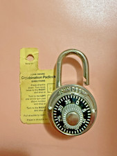 VTG John Deere TY1892 Combination Lock Padlock  Made in Moline IL USA