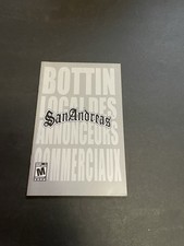 gta san andreas ps2 manual only French