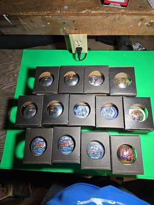 Harley Davidson Collectible Ornament Holiday Memories Assorted Set Of 13