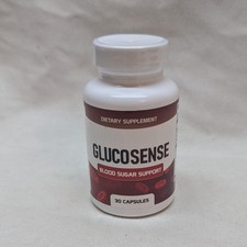 GlucoSense Blood Sugar Support Dietary Supplement 30 Capsules Exp 5/27