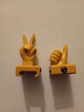 BKW Expression Peace Symbol& Thumbs Up Picatinny Rail Sights, Plastic, New