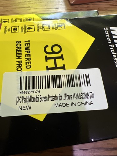 3 Piece. iPhone 12/11/XR Screen Protector Tempered Glass, Alignment For iPhone - Photo 3 sur 3