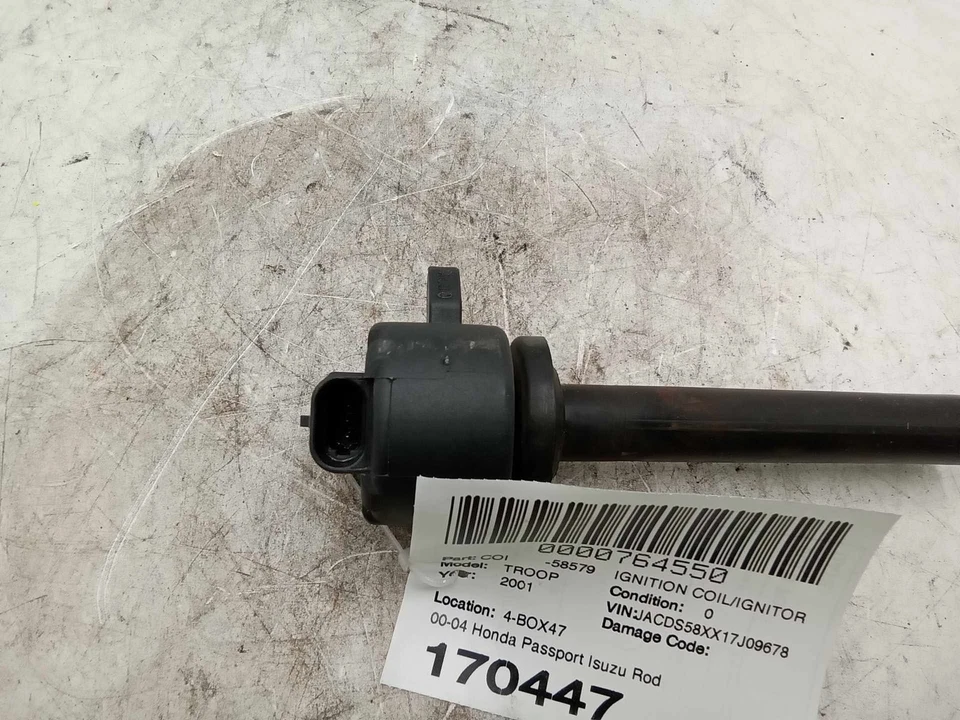 00-04 本田 Passport 五十铃 RodeoTrooper 3.2L 3.5L V6 IGNITION COIL 包 二手 原始设备制造商 — 第 3/4 张图片
