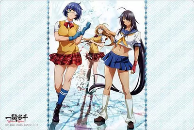 Bushiroad Rubber Mat   Vol.353 Ikki Tousen Western Wolves Sun Ce Lu Meng Guan Yu