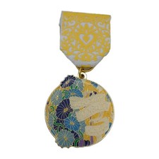 2022 Fiesta Medal Flowers SALCA Duchess Lutheran Coronation San Antonio Pinback