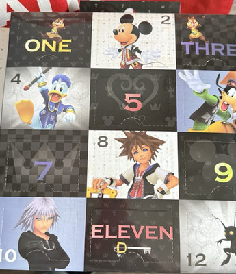 Disney Kingdom Hearts 12-Day Christmas Advent Calendar Socks, Mickey, Goofy