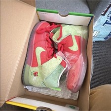 Nike SB Dunk High Strawberry Cough University Red Spinach CW7093-600