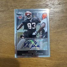 2009 Topps Chrome #TC185 Michael Johnson Rookie Autographs