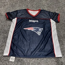 Patriots Reversible NFL Flag Football Jersey Size Youth Large