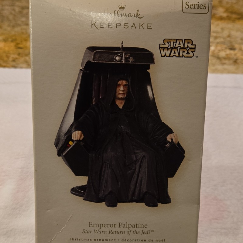 Hallmark Keepsake Star Wars Emperor Palpatine Hanging Ornament 2008 QXI4001
