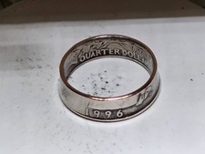 1996 - Size 9  Dated Quarter Coin Ring