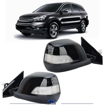Rearview Mirror Assy Pair For Honda CRV 2007-2011 Automatic Folding Power Heated