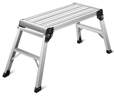 Work Platform Aluminum Step Ladder Drywall Safe CE Approved of Capacity 330 LBS