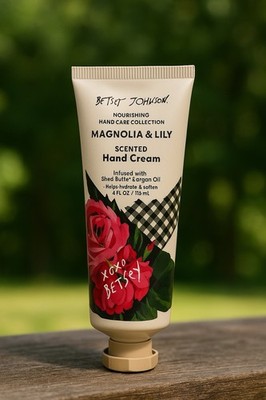 Betsey Johnson Magnolia & Lily Hand Cream Hydrating Shea Butter & Argan Oil