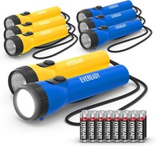 Eveready 8pk Led Flashlight Bright Camping Car