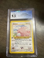 Chansey Neo Destiny 1st Edition 31/105 Gem Mint 9.5 Blue Label CGC on eBay