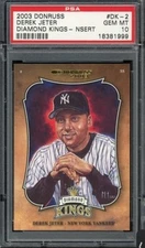 DEREK JETER 2003 Donruss Diamond Kings Insert Gold DK-2 #/2500 PSA 10 (POP 4)
