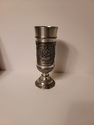 BMF Zinn 97% Pewter German Medieval Siegfried Song of Nibelungs Scenes Goblet