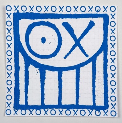 Mr. Andre Love Tripping BLUE Blotter Print Signed & Numbered SOLD OUT # 1/125!