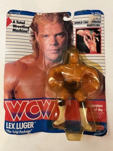 1990 Galoob WCW Lex Luger 5? Action Figure � Vinta...