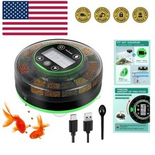 Automatic Fish Feeder for Aquarium - Moisture-Proof and Precision Feeding Bet...