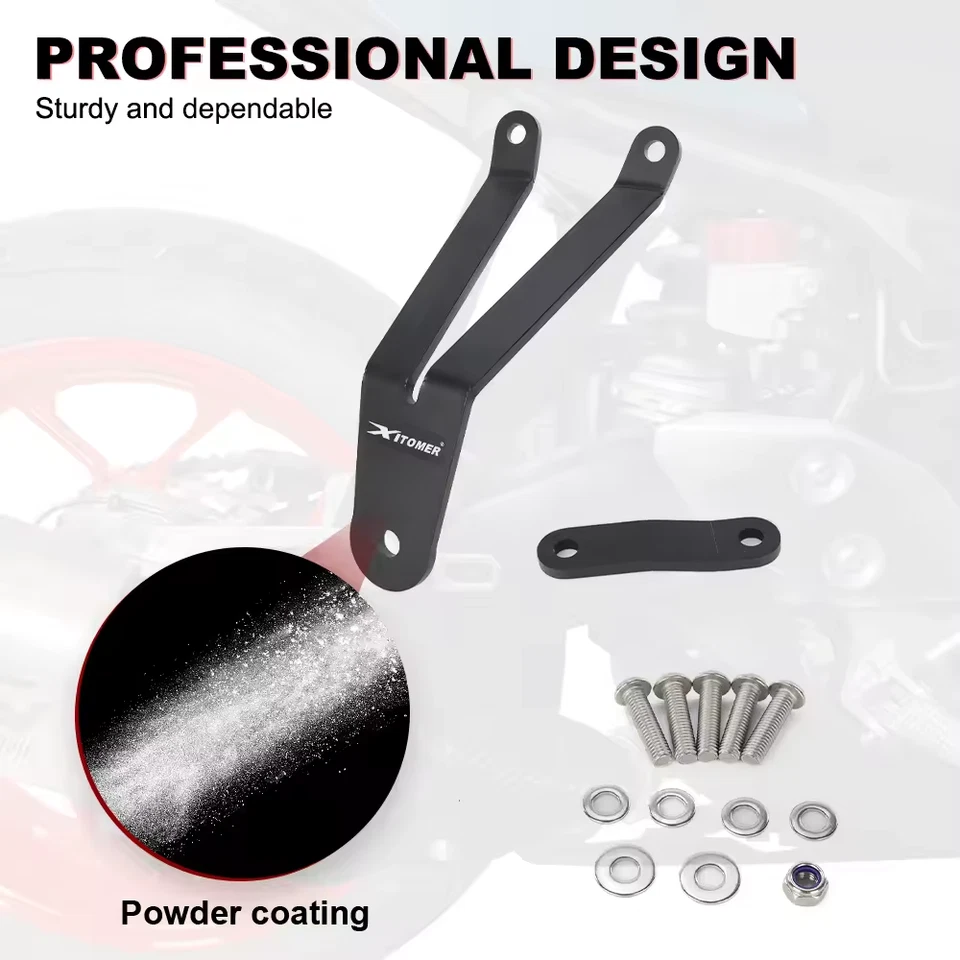 Manguito de escape para motocicleta Yamaha YZF-R3 YZFR3 R3 2015-2024 MT-03 MT03 2020-2024 Foto 4 de 4