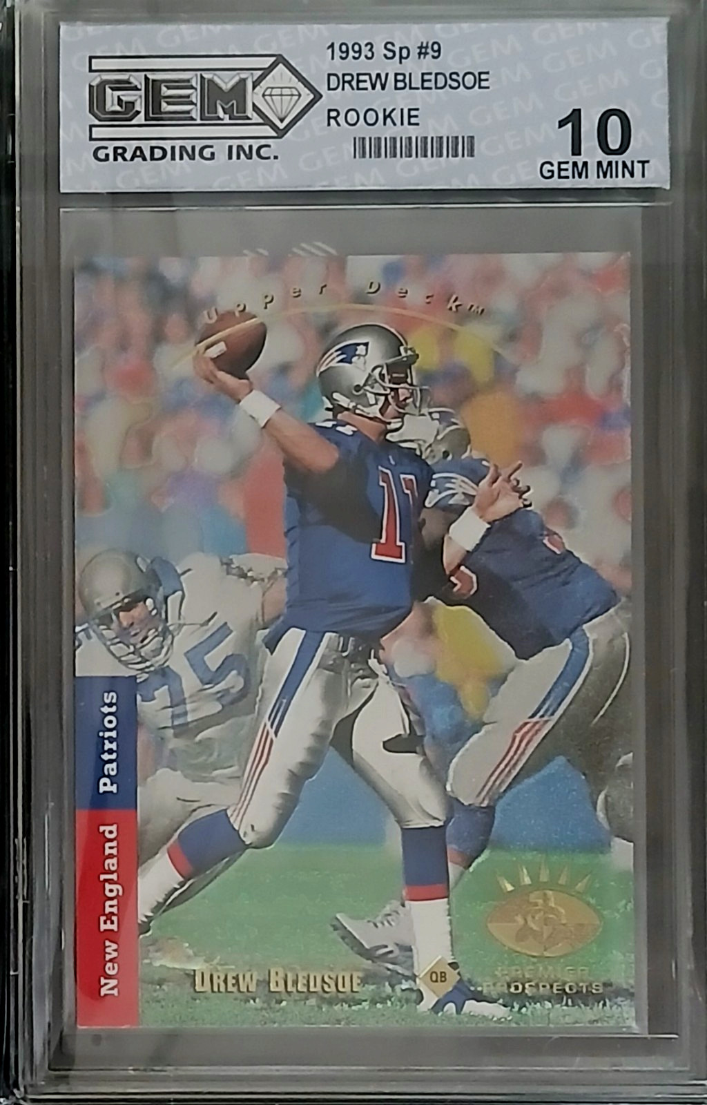 Drew Bledsoe 1993 SP #9 Gem Mint 10 New England Patriots