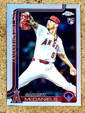 2025 Topps Chrome Update Series Base Garrett McDaniels RC USC20 Los Angeles