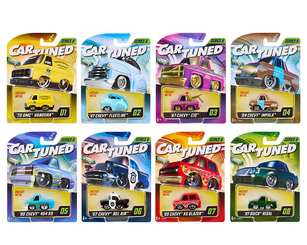 8台セット！CARTUNED シリーズ1 未開封BOX CarTuned Series 8 Mainline Set of 8 Cars 2025 1/64 OPENED BOX | eBay