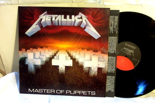 METALLICA LP "Master of Puppets" ORIGINAL 1986 ELEKTRA RECORDS - EX