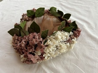 Vintage 1950 Adelaide Huhn Grosse Pointe Floral Fascinator Cocktail Hat Milliner