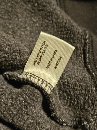 Orvis Quarter Zip Signature Fleece Pullover Sweatshirt Dark Gray Mens Size XL - Picture 4 of 6