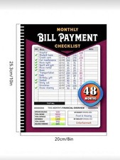 48 Month Budget Planner Notebook Financial Organizer Expense Tracker