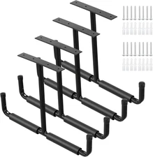 Overhead Garage Storage Hooks Rack Ceiling Mounted, Heavy Duty Utility Hooks x4