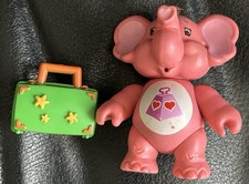 Care Bear Cousins Lotsa Heart Elephant Poseable PVC Figure With SUITCASE
