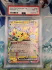PSA 10 GEM MT Pokémon Pikachu ex 057/191 Sv08 Surging Sparks Holo Double Rare EX