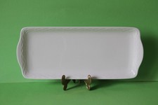 Seltmann Weiden Ascona Weiß Königskuchenplatte Kuchenplatte Platte 34,5 x 15 cm