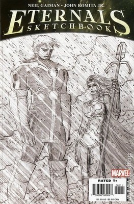 Eternals Sketchbook #1 VG 2006 Stock Image Low Grade