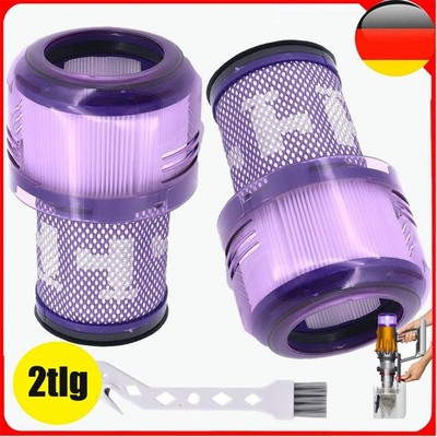 2 Stk Waschbarer Hepa-Filter für Dyson V12 Detect Slim Absolute Total Clean