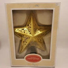 8 inch Star Tree Topper Gold Filigree Metal Christmas Target Corp