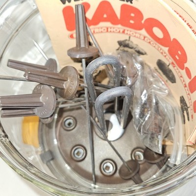 Brochette électrique Vintage Wear-Ever Kabob It, 8 Broches, Testée Fonctionne