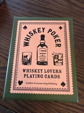 Whiskey Poker : Whiskey Lovers Playing cards Drink List and Directions History