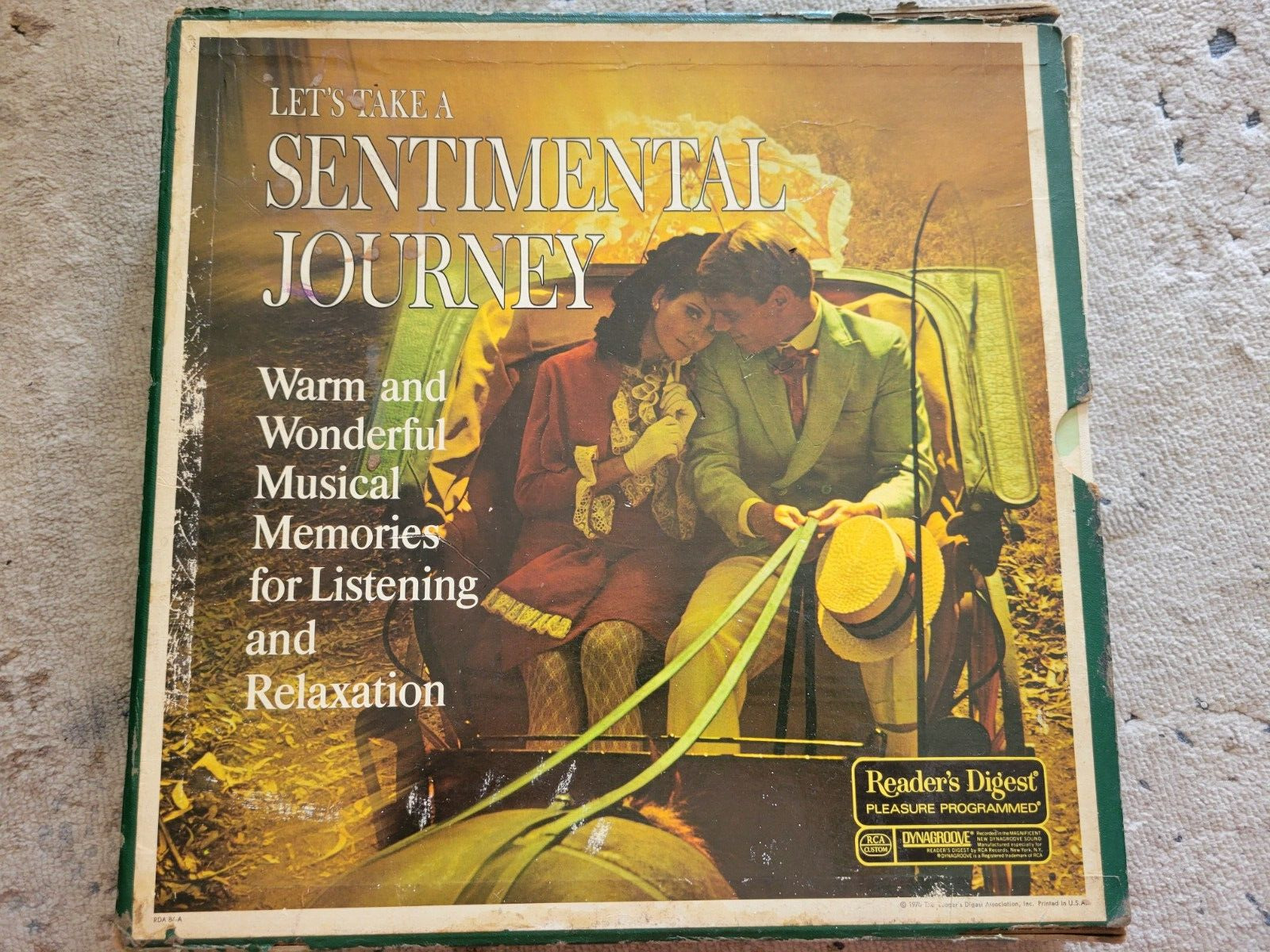 Readers Digest Let's Take a Sentimental Journey 9 LPs Vinyl Records Box Set