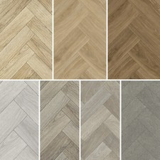 Elegant Wood Effect Vinyl Flooring Felt Backed 2.5mm Bathroom Kitchen Hall Lino
